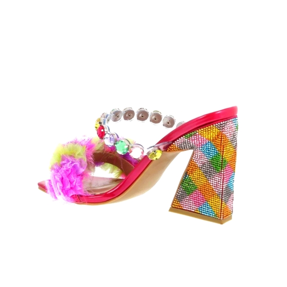 Attica Feather Jewel Heel Pump Betsey Johnson™Fabric upper Fabric sole - Picture 2 of 2